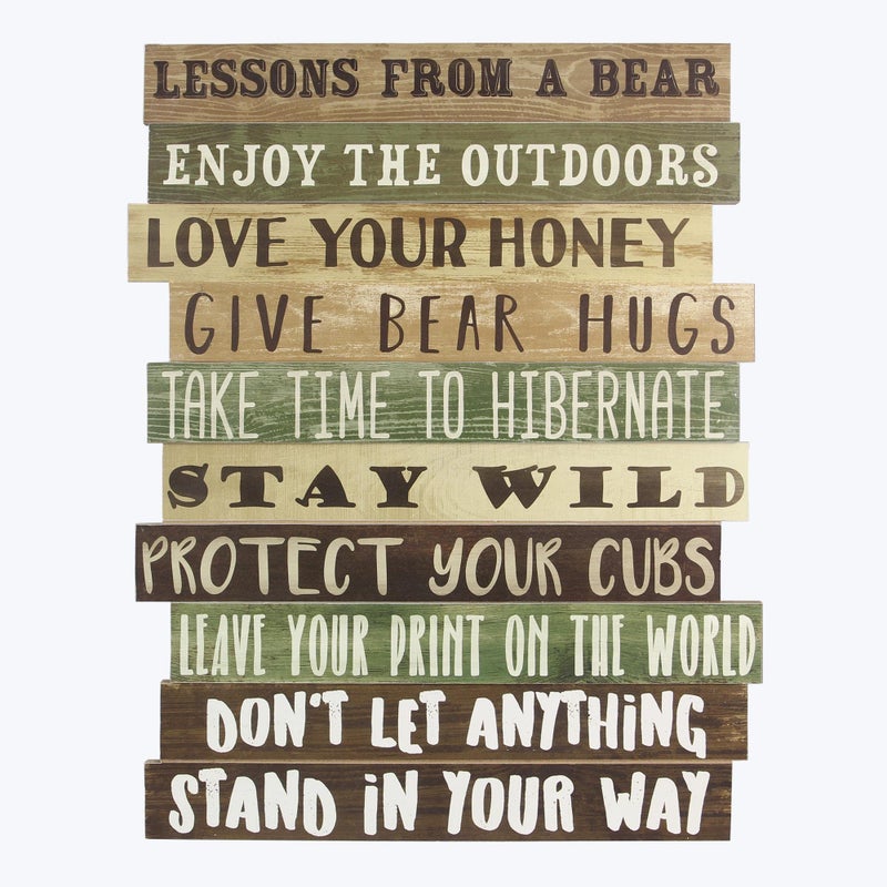 Young's Inc Wood Lessons from a Bear Wall - Image 1